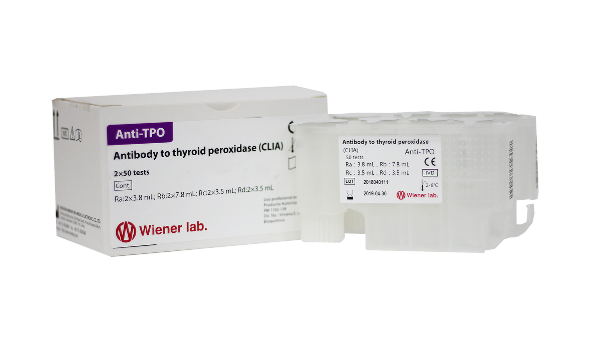 Clia-Ant. Thyroid Peroxidase (2X50) - 1001016 - Wiener