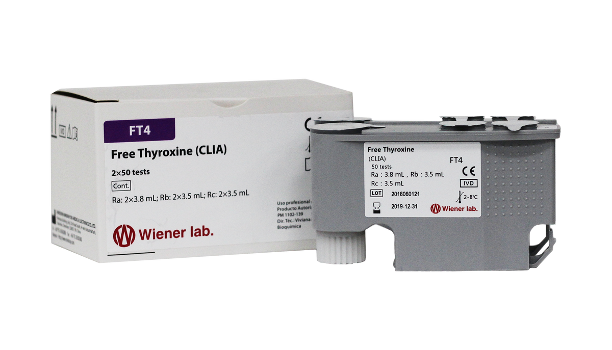 Clia- Free Thyroxine (2X50) - 1001090- Wiener