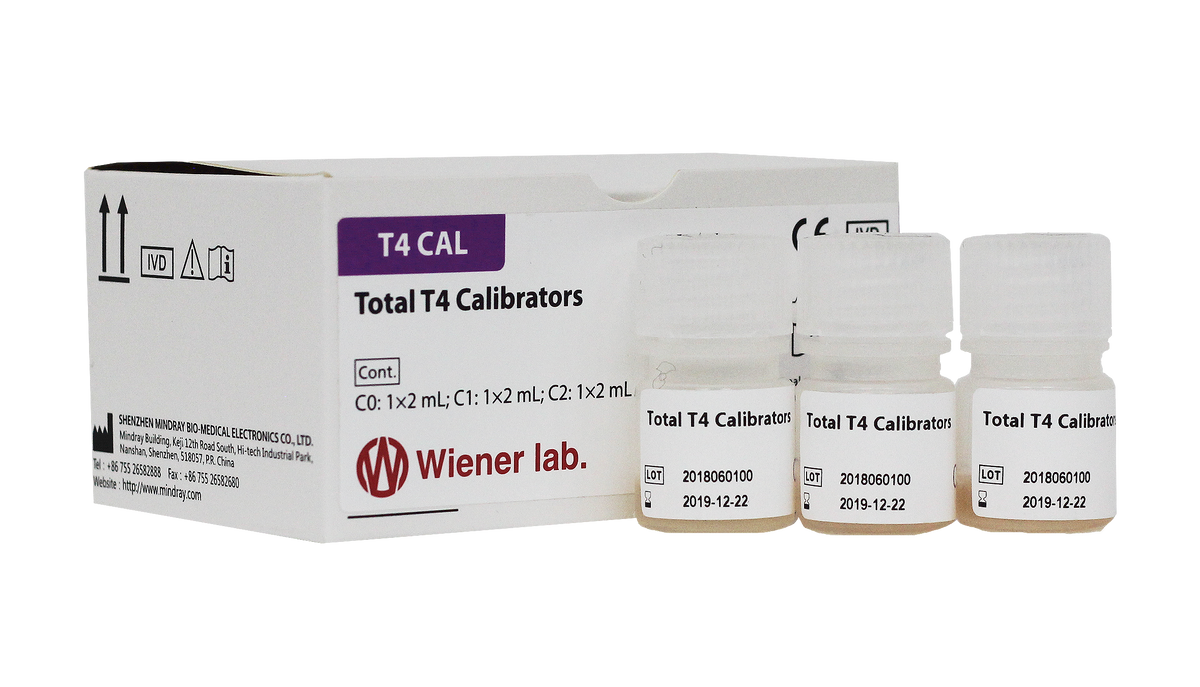 Clia-Total T4 Calibrators (3X2ml) - 1001162 - Wiener