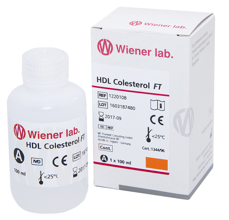 Hdl Colesterol  Ft - 100 ml (200 Det.) - 1220108 - Wiener