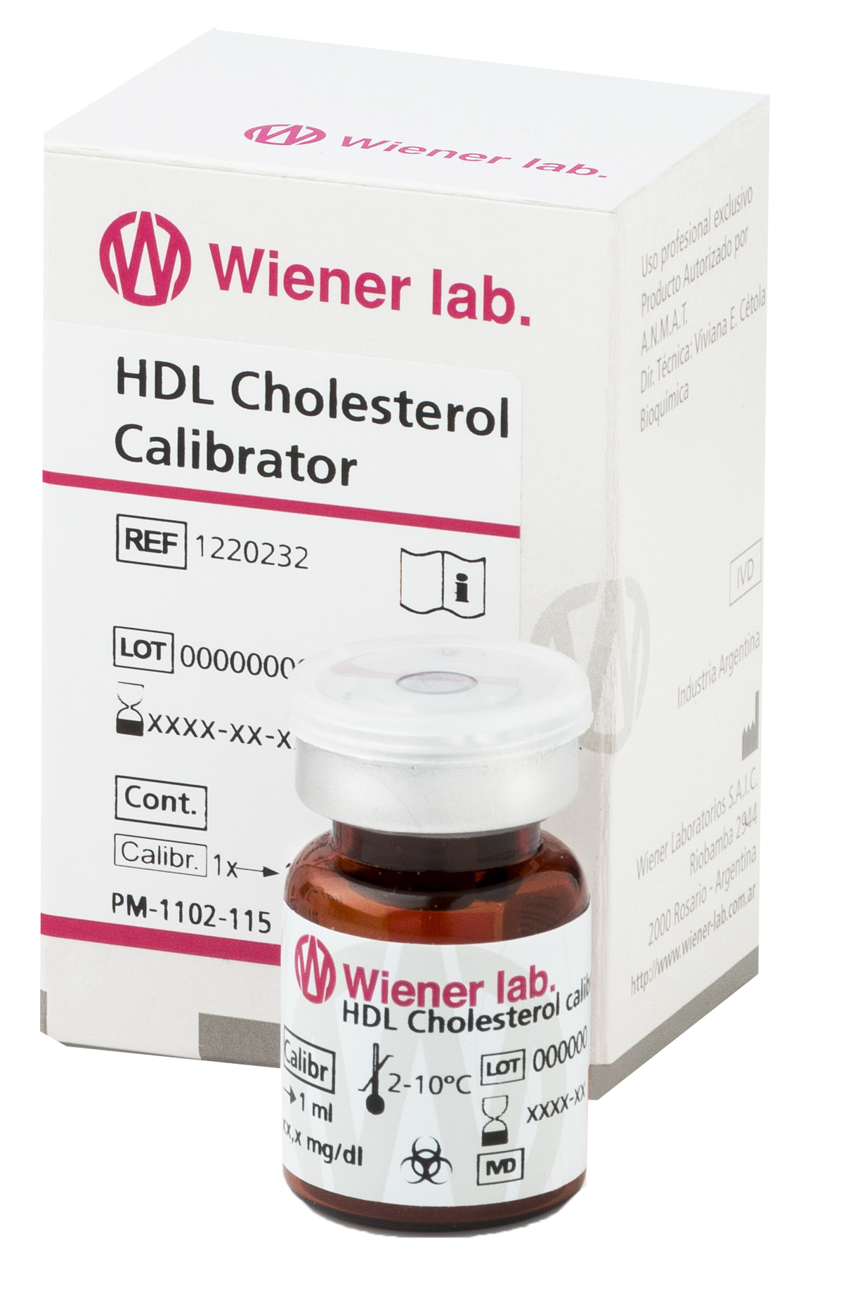 Hdl Cholesterol Calibrator (1X1 ml) - 1 ml - 1220232 - Wiener