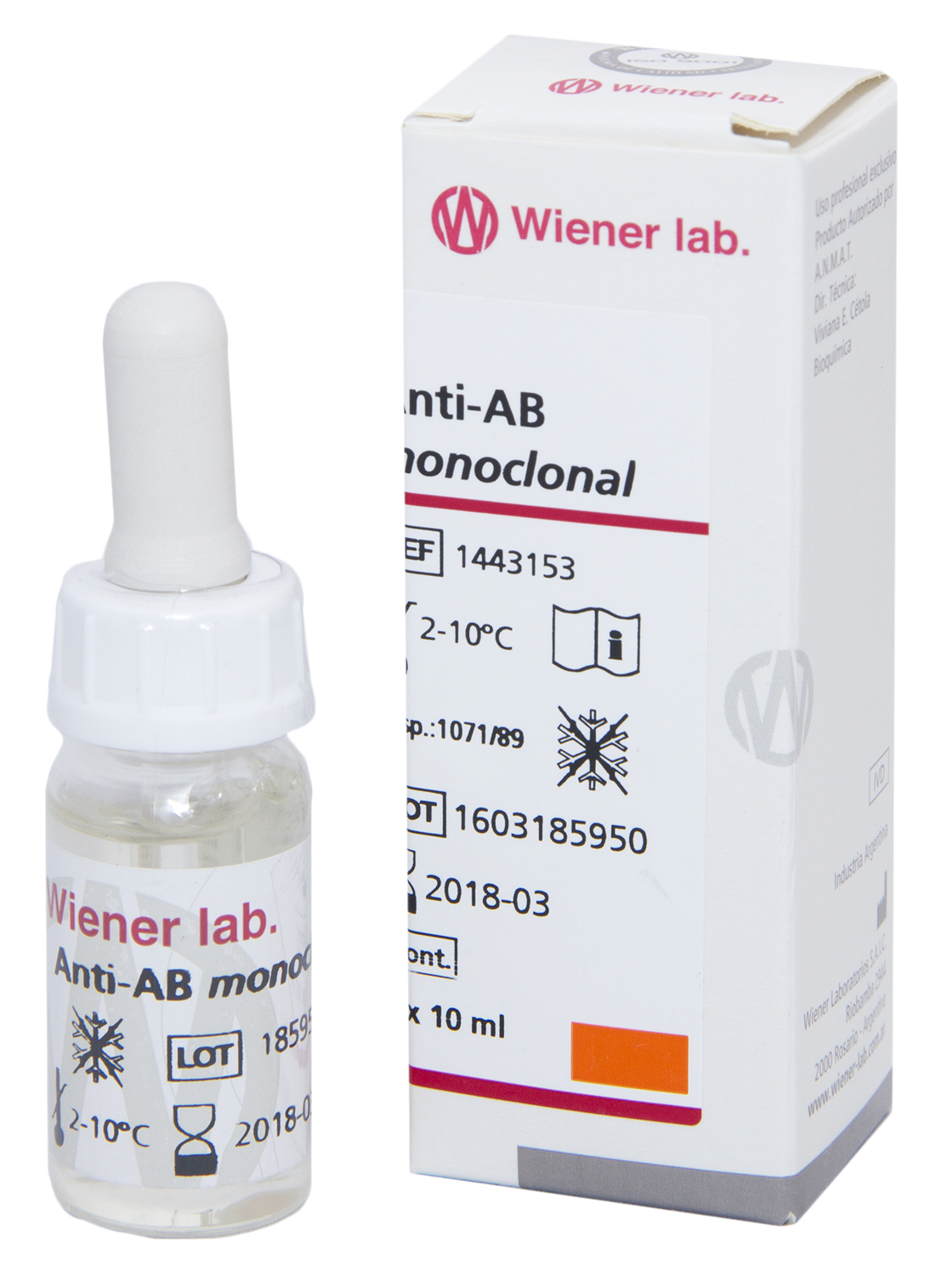 Reaclon Anti-AB Monoclonal - 10 ml - 1443153 - Wiener