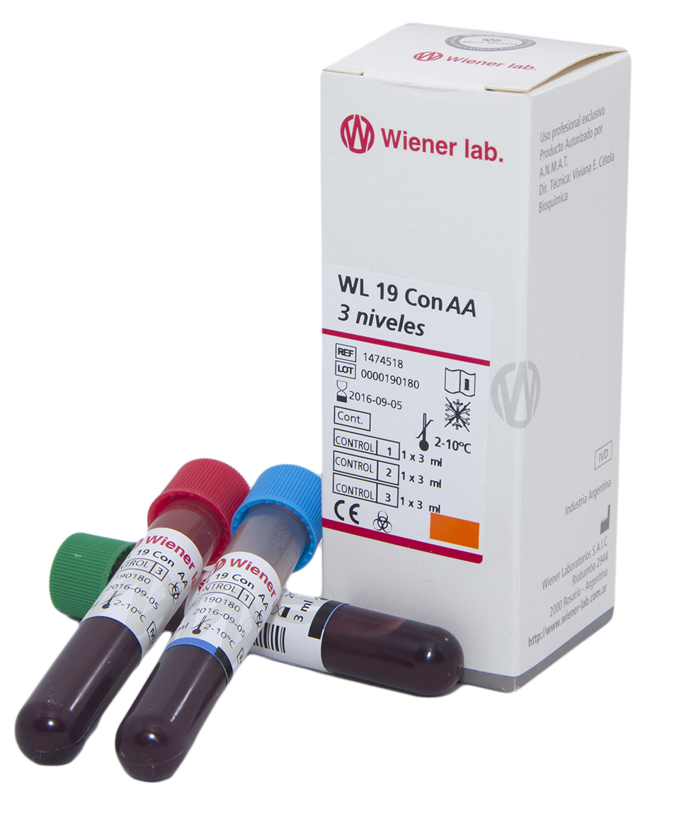 Wl19 Con AA 3 Niveles - 3 X 3 ml - 1474518 - Wiener