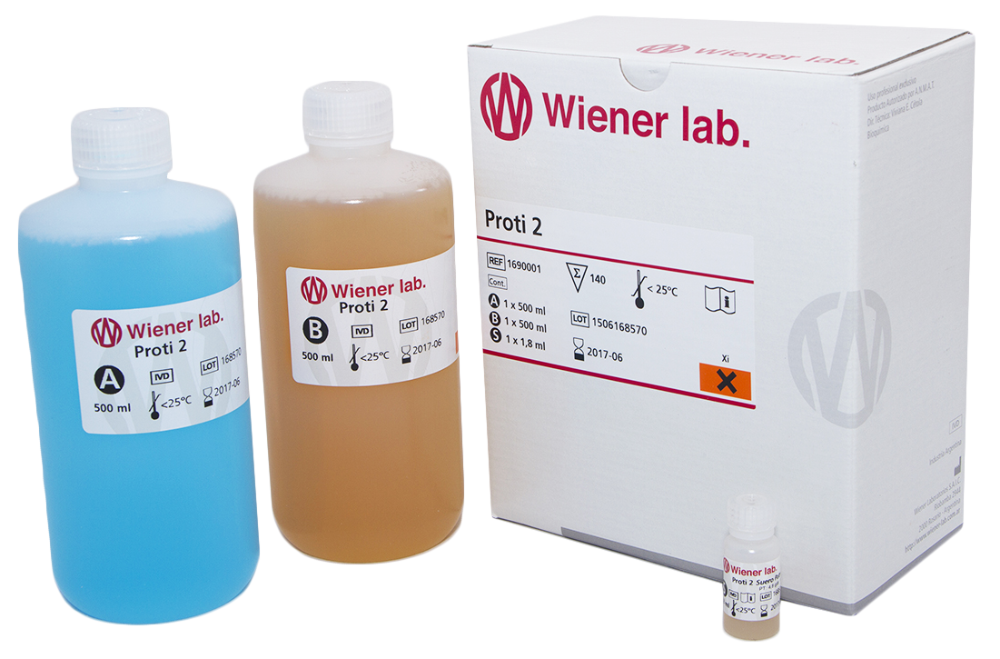 Proti 2  - (Biuret 500 ml +Alb. 500 Ml+S.P.) - 1690001 - Wiener