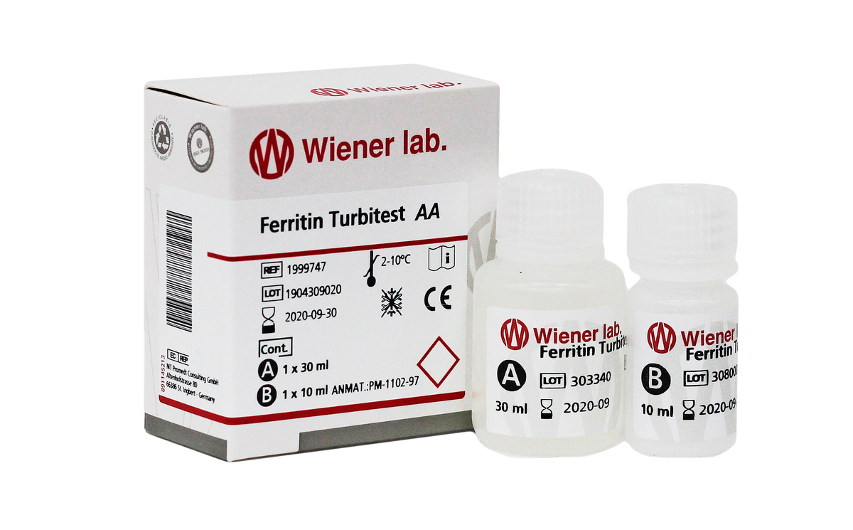 Ferritin Turbitest AA  - 30 ml + 1 X 10 ml - 1999747 - Wiener