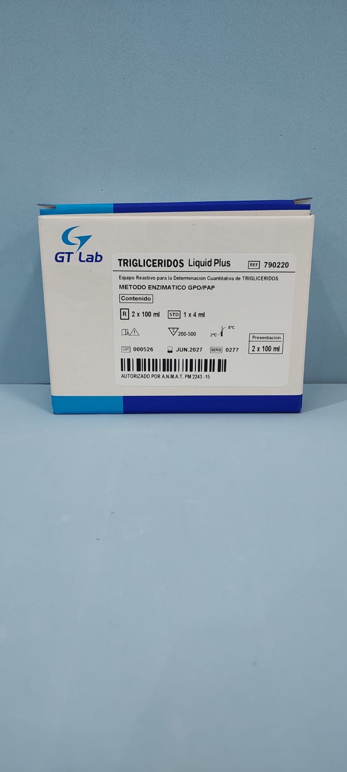 Triglicéridos Liquid Plus - 2 X 100 ml - 790220 - Gt Laboratorio
