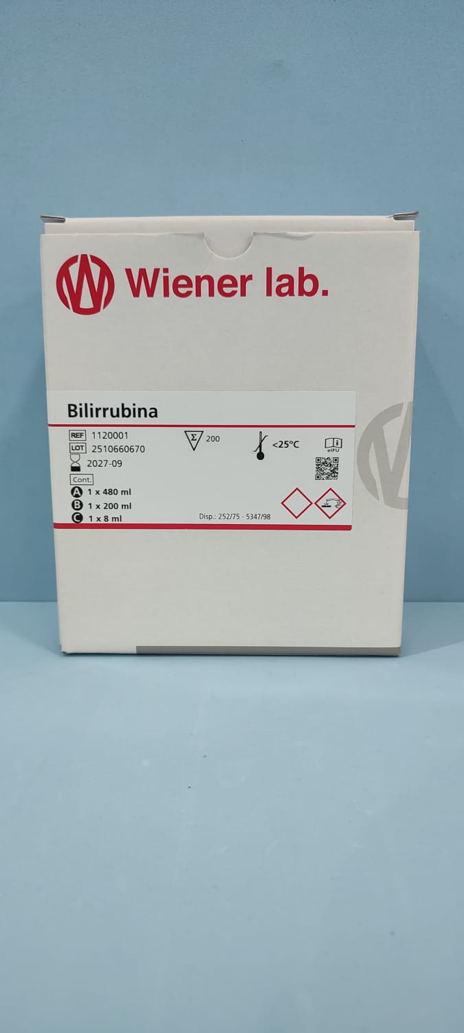 Bilirrubina - 200 Det. - 1120001 - Wiener