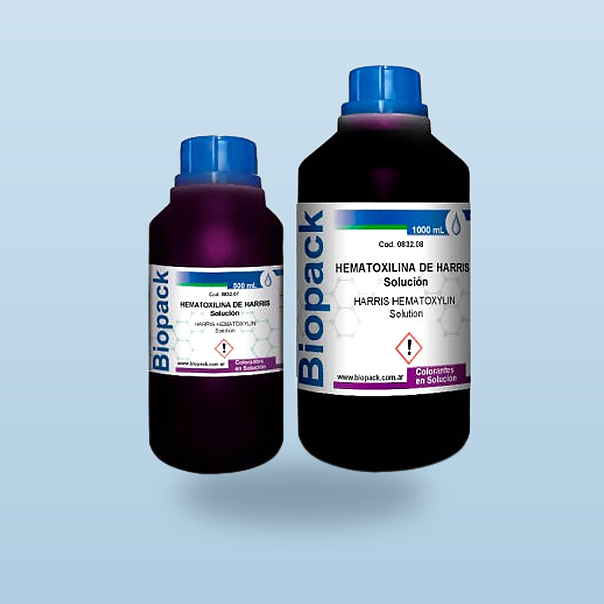 Hematoxilina De Harris (Según g. Papanicolaou) X 500 ml - Biopack _X0002_