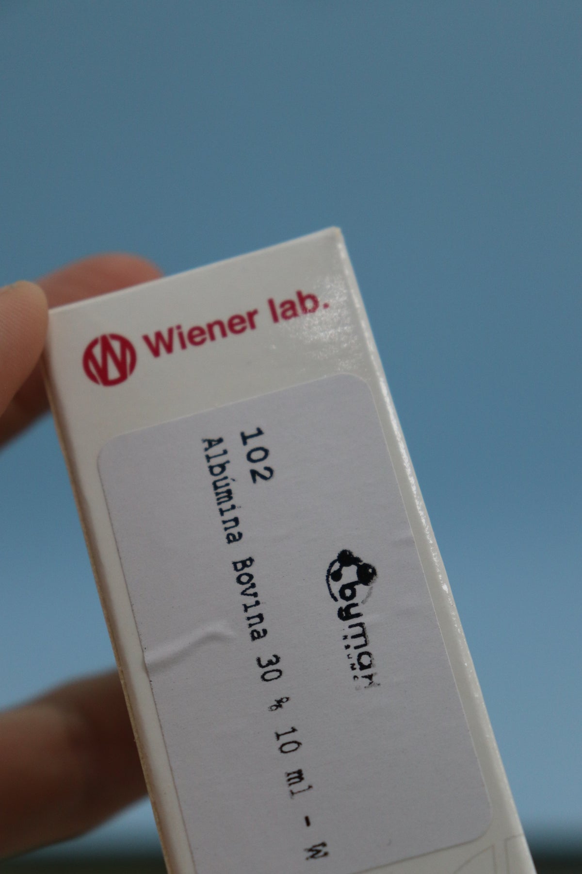 Reaclon Albumina Bovina 30% - 10 ml - 1443151 - Wiener