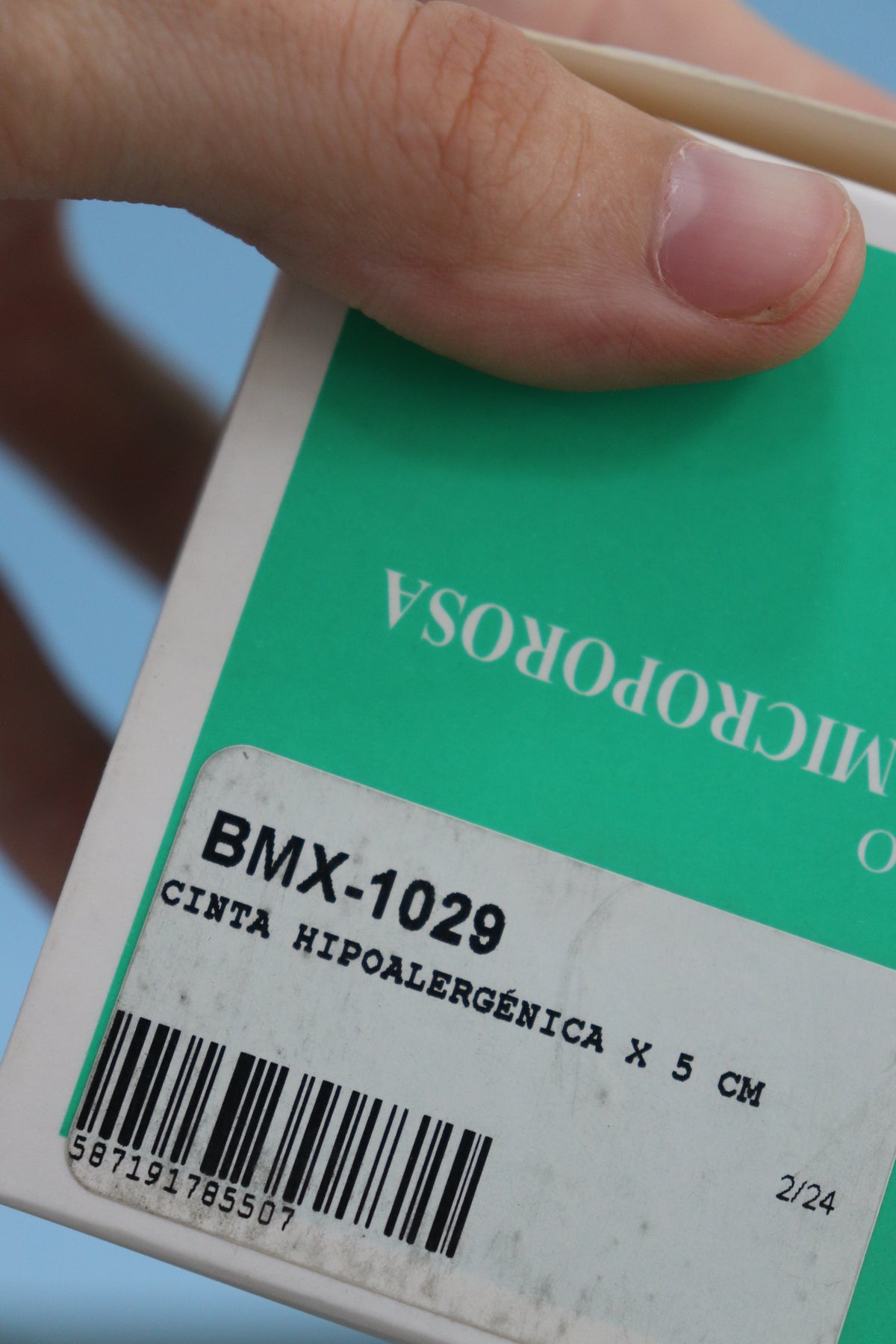 Cinta Hipoalergénica X 5 cm S/Rac- (X6 Unidades) - Euromix
