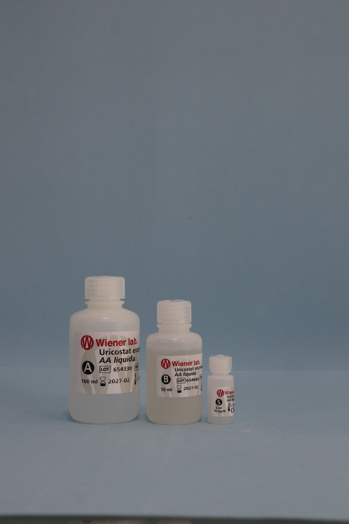 Uricostat Enzimatico AA Liquida - 250 ml (2 X 100 ml + 1 X 50 ml) - 1840107 - Wiener
