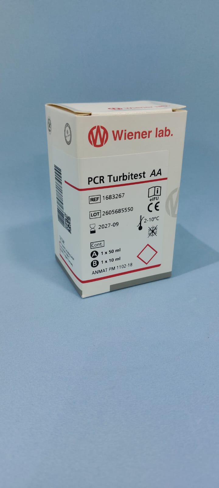 Pcr Turbitest AA - 60 ml (1X50 ml A + 1X10 ml B) - 1683267 - Wiener