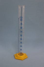 Probeta Vidrio X 100 ml Base Plástica