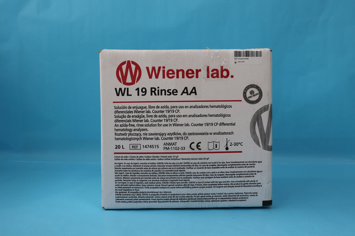 Wl 19 Rinse AA - 20 Litros - 1474515 - Wiener