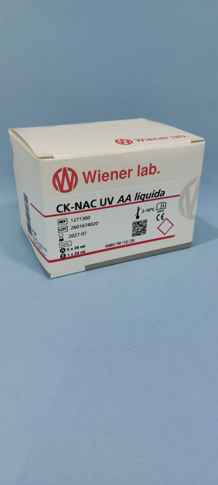 Ck-NAC Uv AA Liquida - 120 ml (5 X 20 ml + 1 X 20 ml) - 1271360 - Wiener