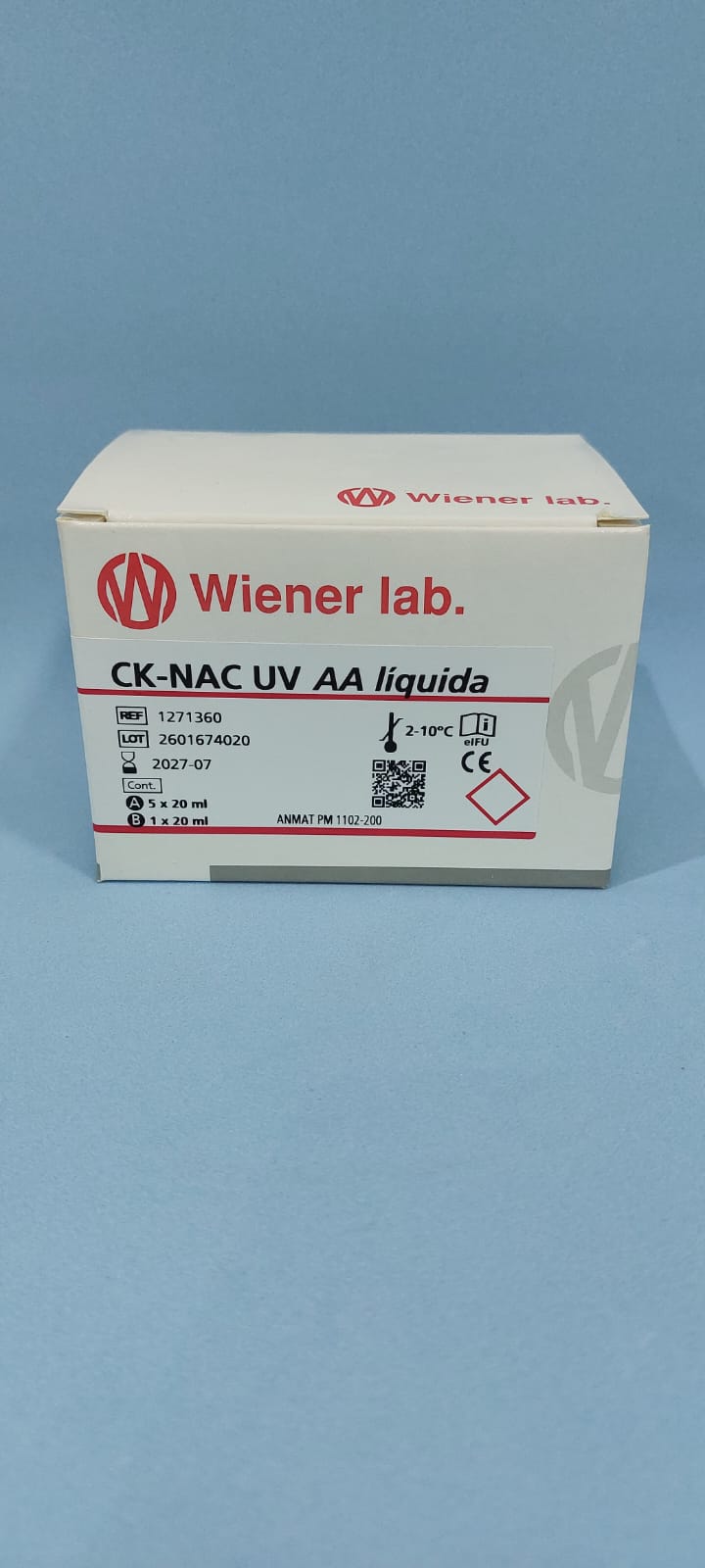 Ck-NAC Uv AA Liquida - 120 ml (5 X 20 ml + 1 X 20 ml) - 1271360 - Wiener