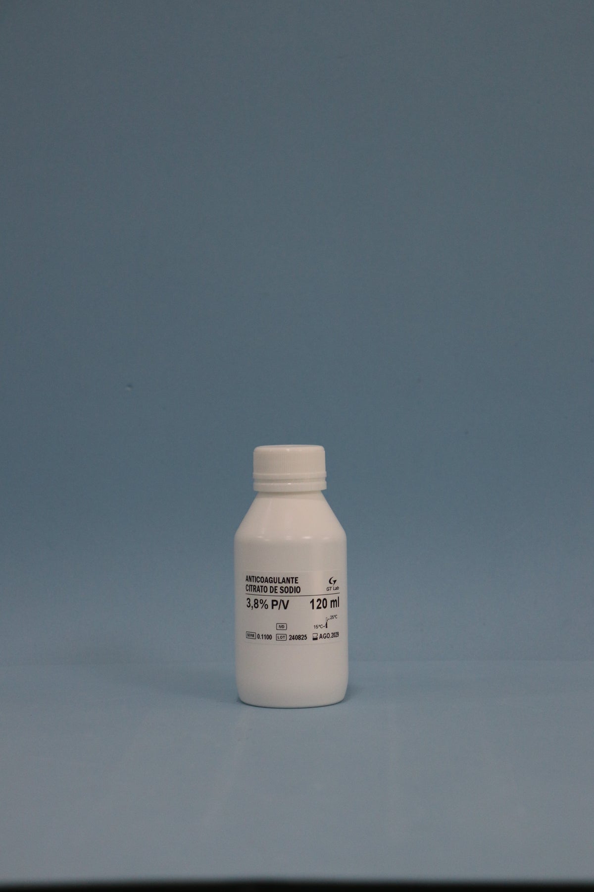 Anticoagulante Citrato 3,8% - 120 ml - 48120 - Gt Laboratorio