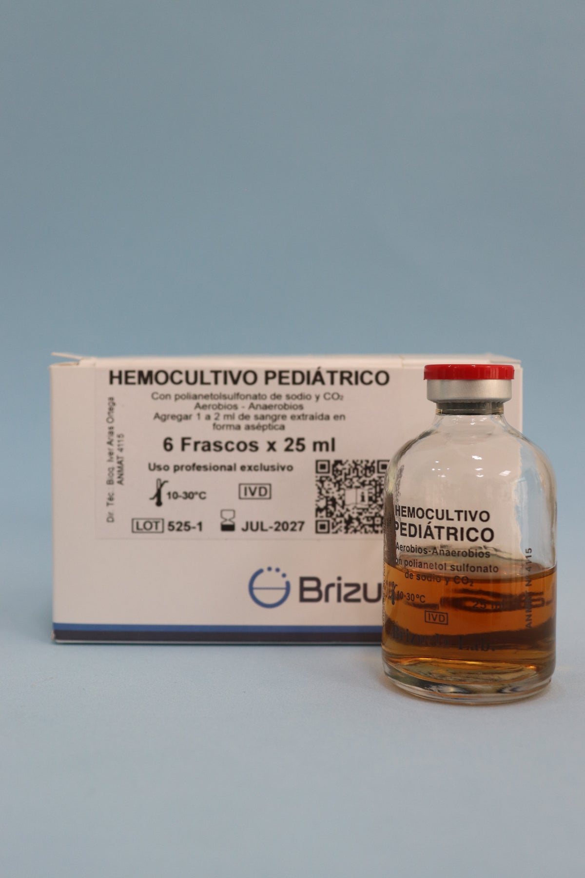 Hemocultivo Pediátrico 25 ml - B08788 - Brizuela