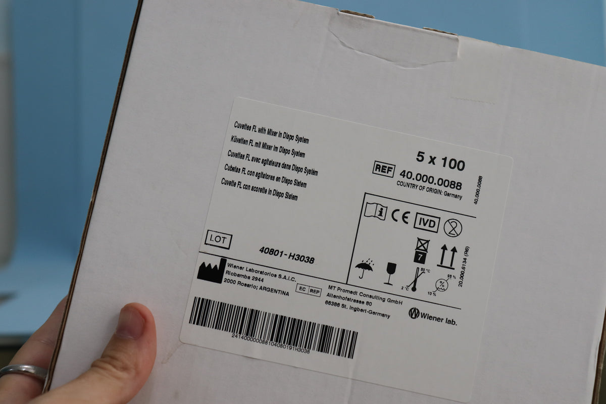40.000.0088 Dispo-System Fl Cuv5X100Mix - 5 X 100 - 9331029 - Wiener