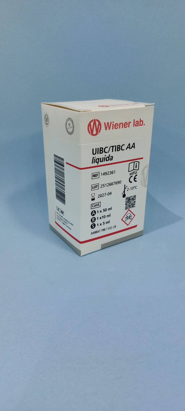Uibc/Tibc AA Liquida - 60 ml (1X50 ml + 1X10 ml) - 1492361 - Wiener
