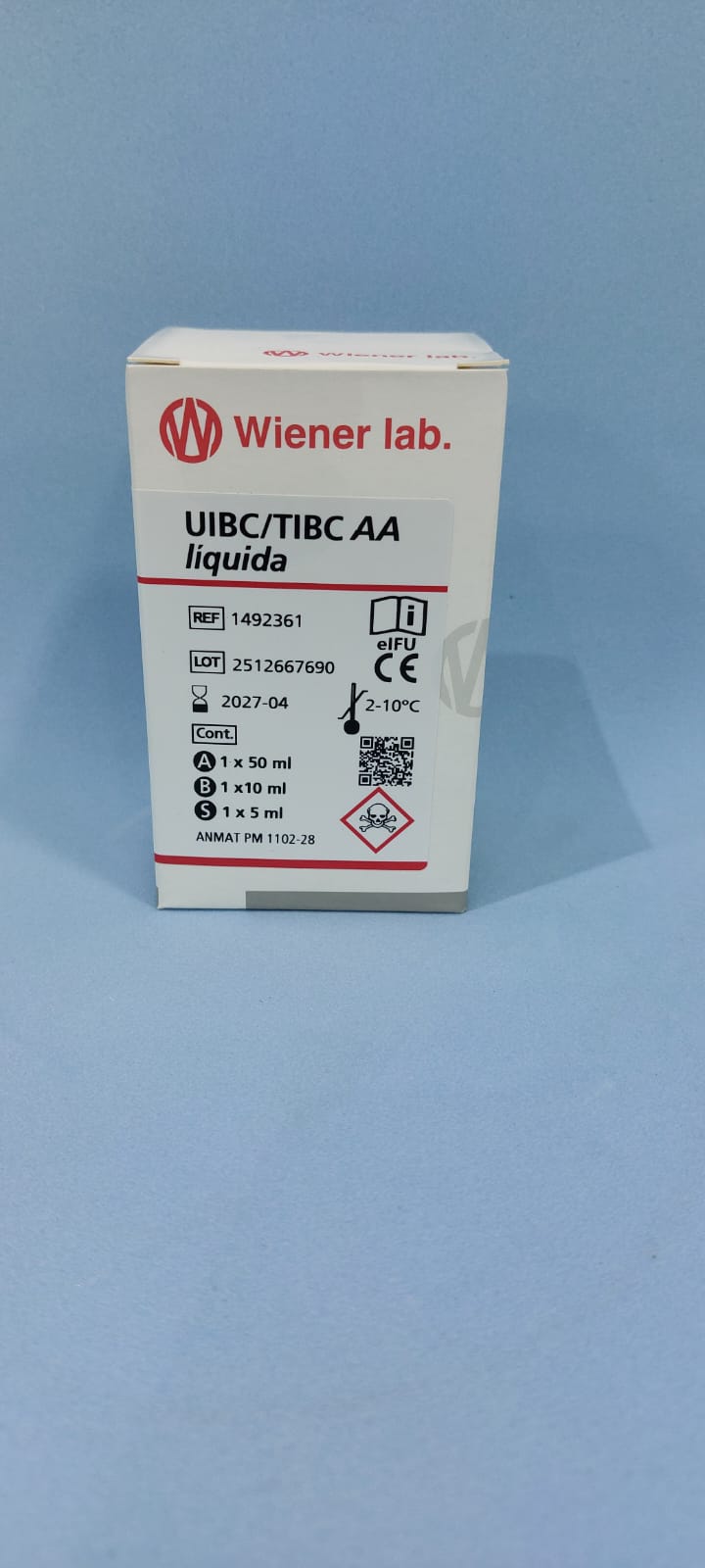 Uibc/Tibc AA Liquida - 60 ml (1X50 ml + 1X10 ml) - 1492361 - Wiener