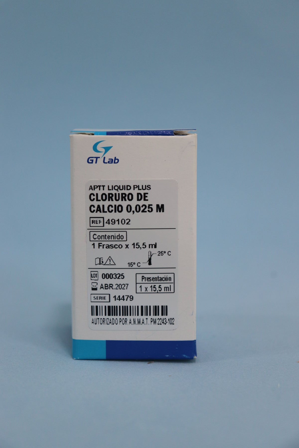 Cloruro De Calcio 25 mm - 1 X 15,5 ml - 49102 - Gt Laboratorio