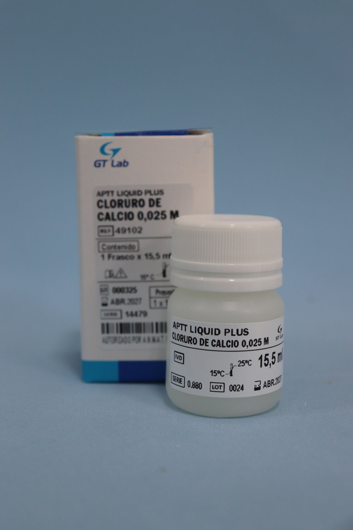 Cloruro De Calcio 25 mm - 1 X 15,5 ml - 49102 - Gt Laboratorio