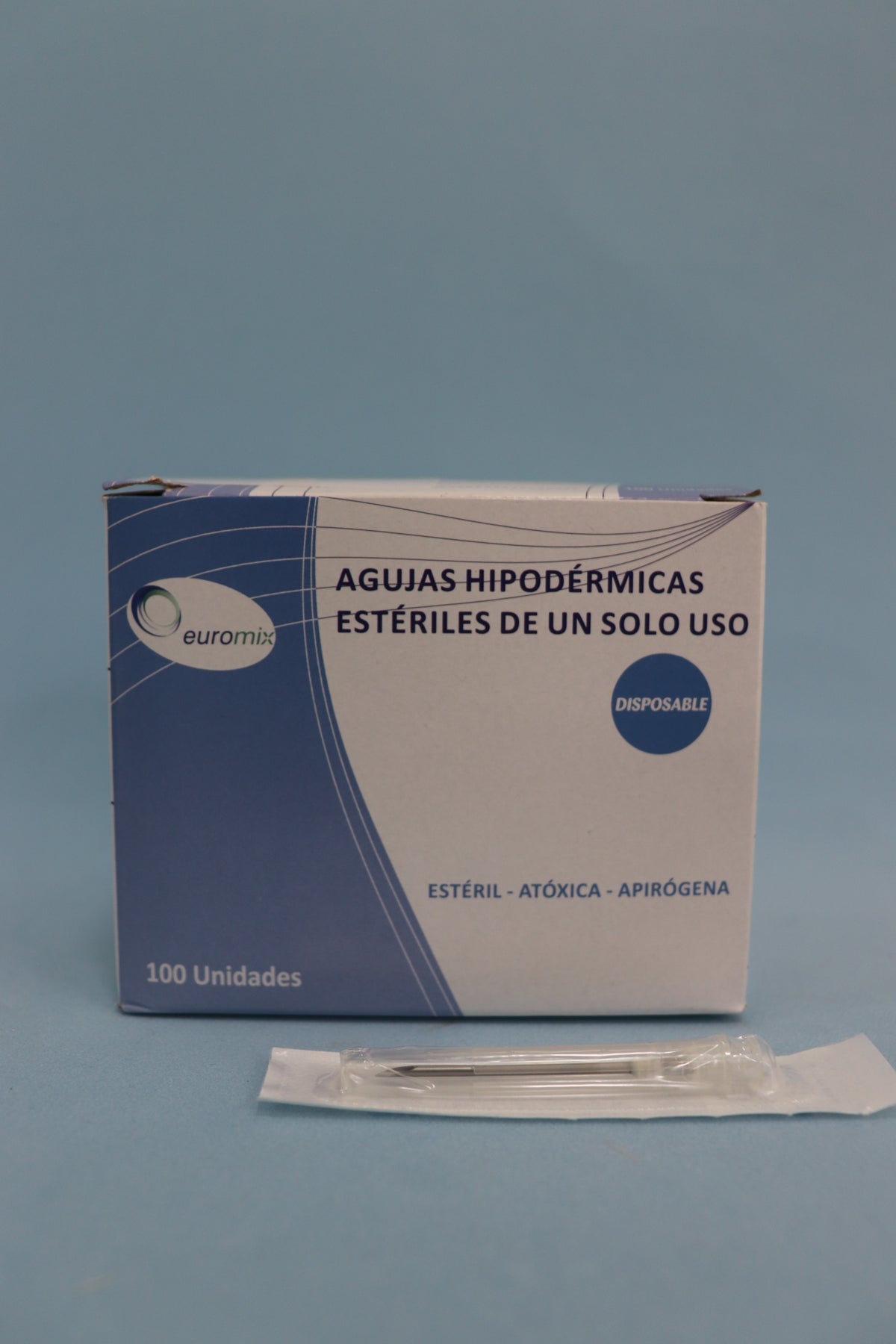 Aguja Hipodérmica 40/16 (16G X 1 1/2) Caja X 100 Unidades - Euromix