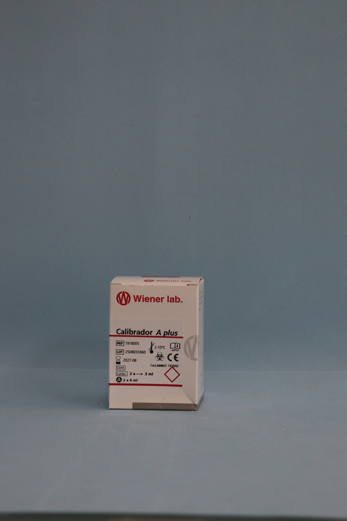 Calibrador "A" Plus  - 2 X 3 ml - 1918005 - Wiener