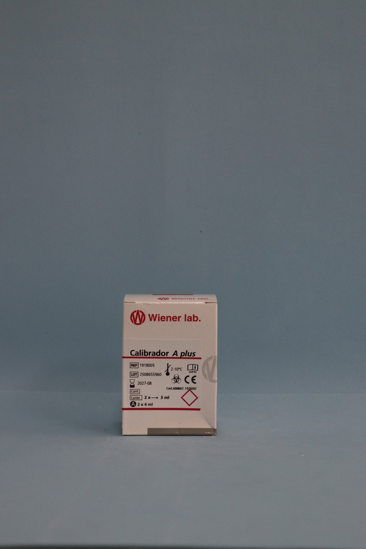 Calibrador "A" Plus  - 2 X 3 ml - 1918005 - Wiener