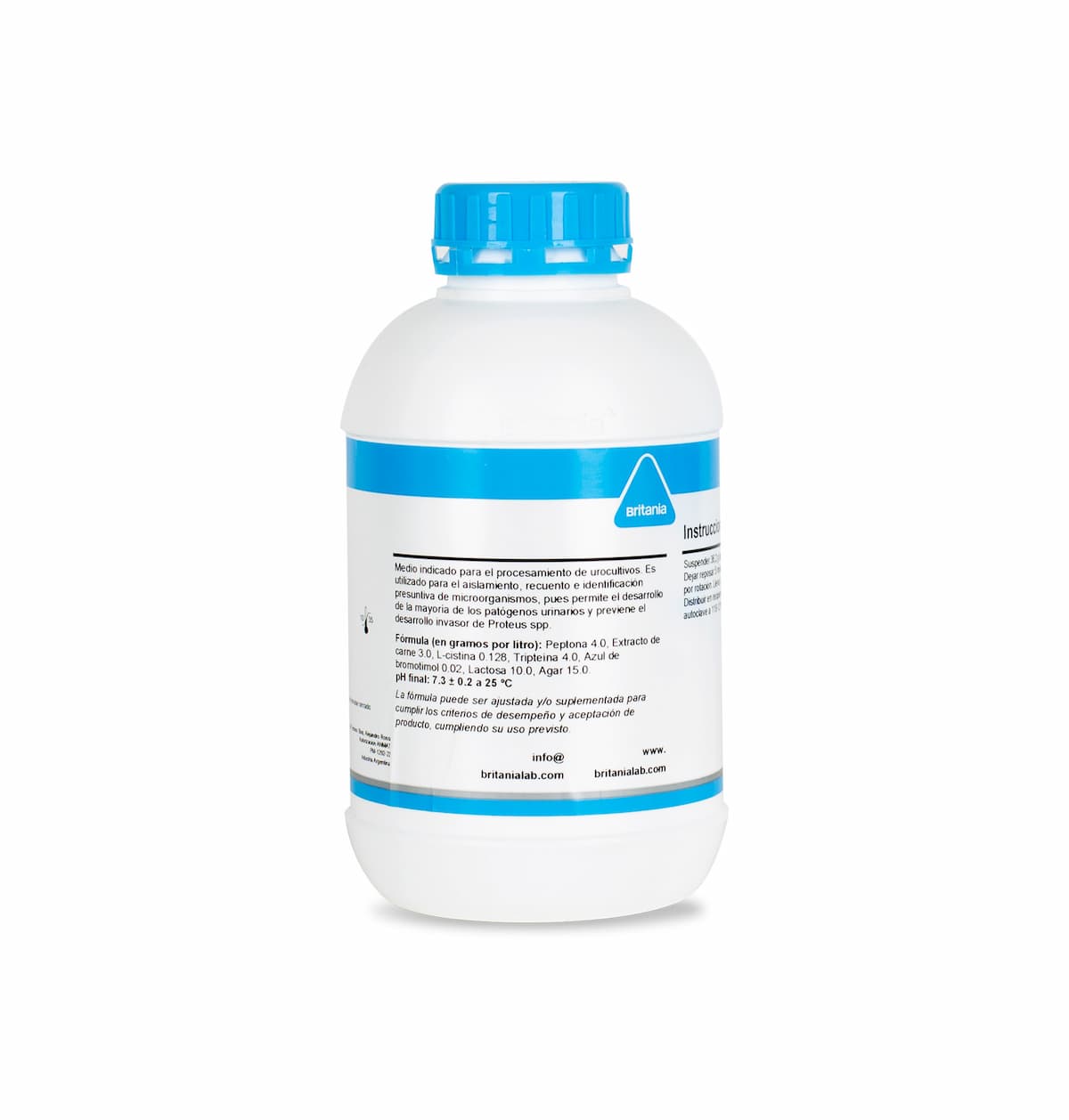 Tsi Agar x 500 g - B0213406 - Britania
