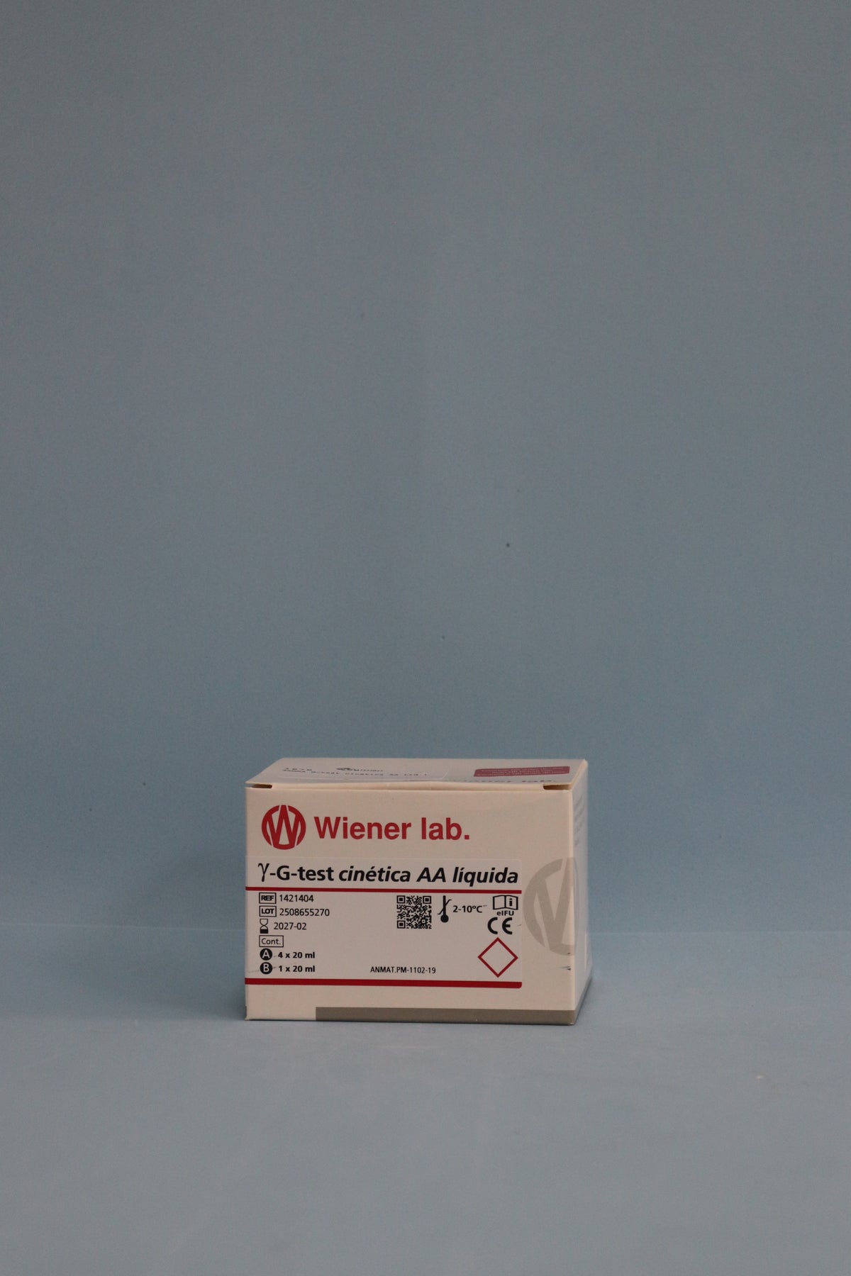 Gamma G-Test Cinetica AA Liquida - 100 ml (4 X 20 ml + 1 X 20 ml) - 1421404 - Wiener