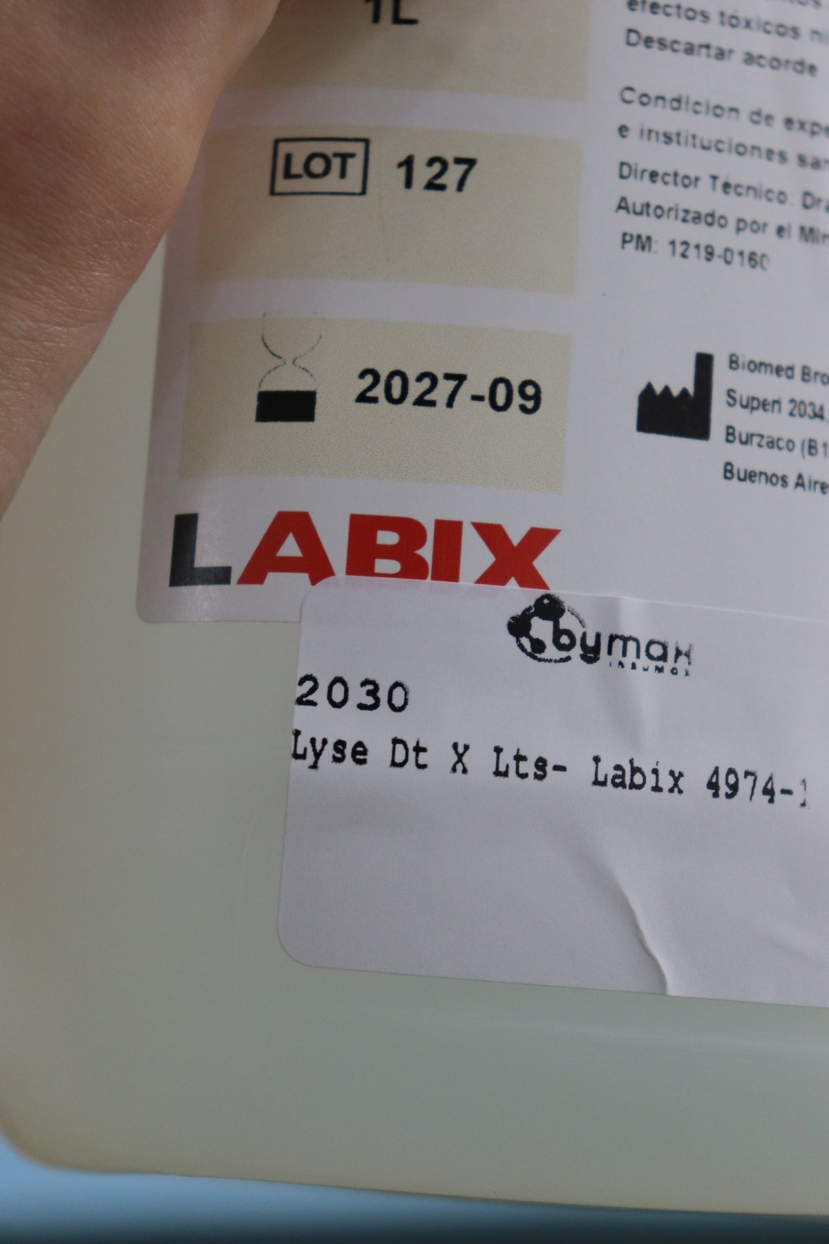 Lyse Dt X 1L - Lbcx4974-1 - Labix