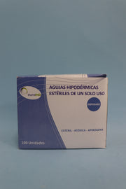 Aguja Hipodérmica 40/8 (21G X 1 1/2) Caja X 100 Unidades - Euromix