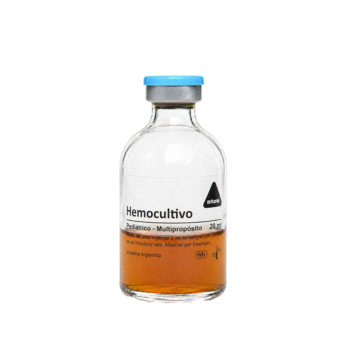 Hemocultivo Pediatrico Mult. 6 X 20 ml - B0720483 - Britania