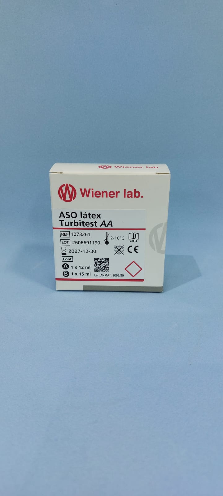 Aso Latex Turbitest AA - 27 ml (1 X 15 ml  + 1 X 12 ml) - 1073261 - Wiener