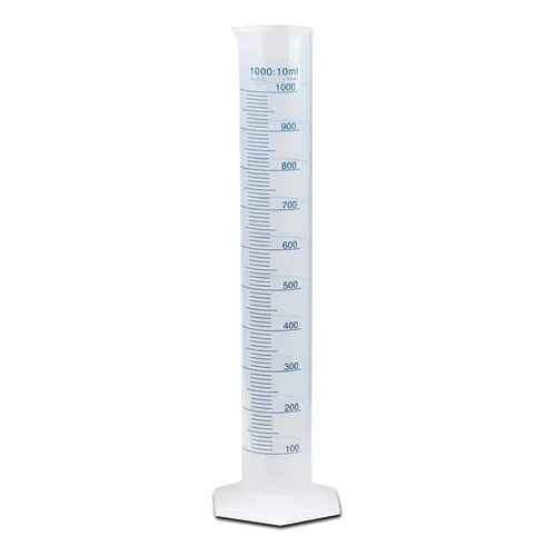 Probeta Vidrio X 1000 ml Base Plástica