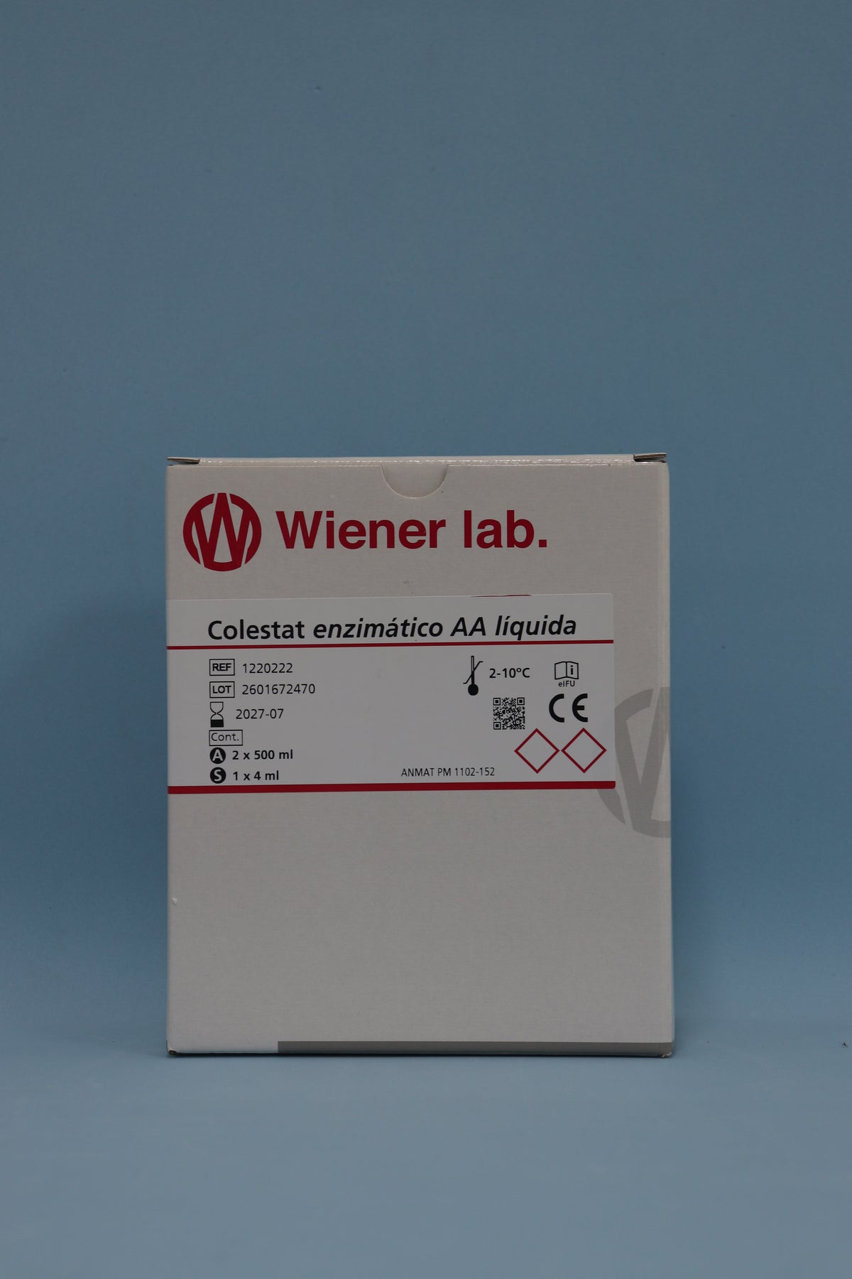 Colestat Enzimatico AA Liquida - 1000 ml (2 X 500 ml) - 1220222 - Wiener