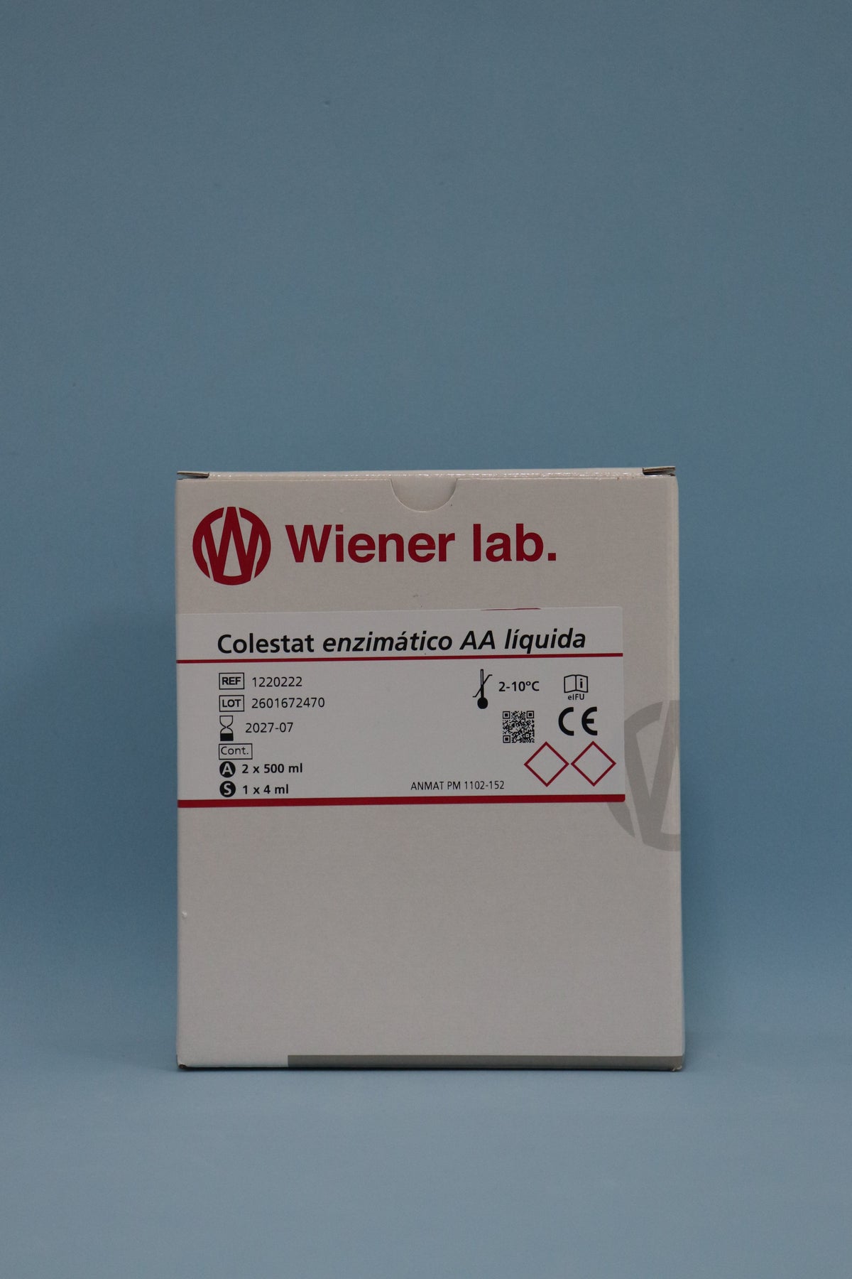 Colestat Enzimatico AA Liquida - 1000 ml (2 X 500 ml) - 1220222 - Wiener