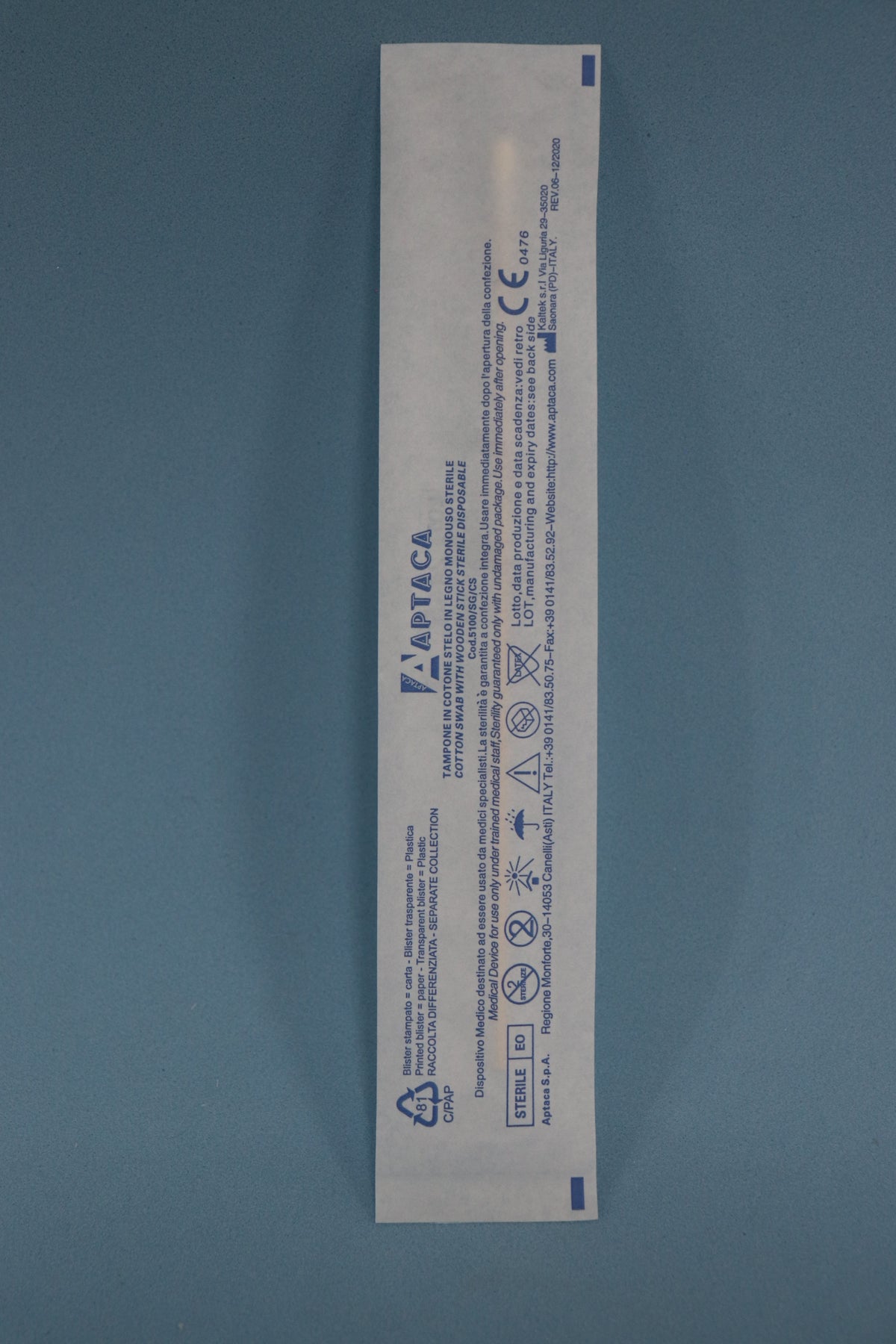 Hisopos Estériles Madera - Individual