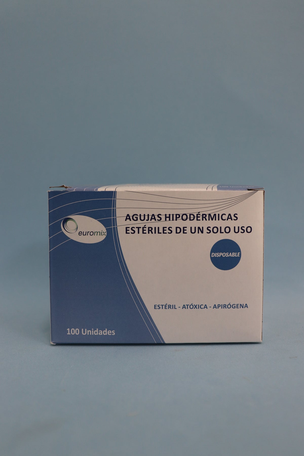 Aguja Hipodérmica 50/8 (21G X 2) Caja X 100 Unidades - Euromix