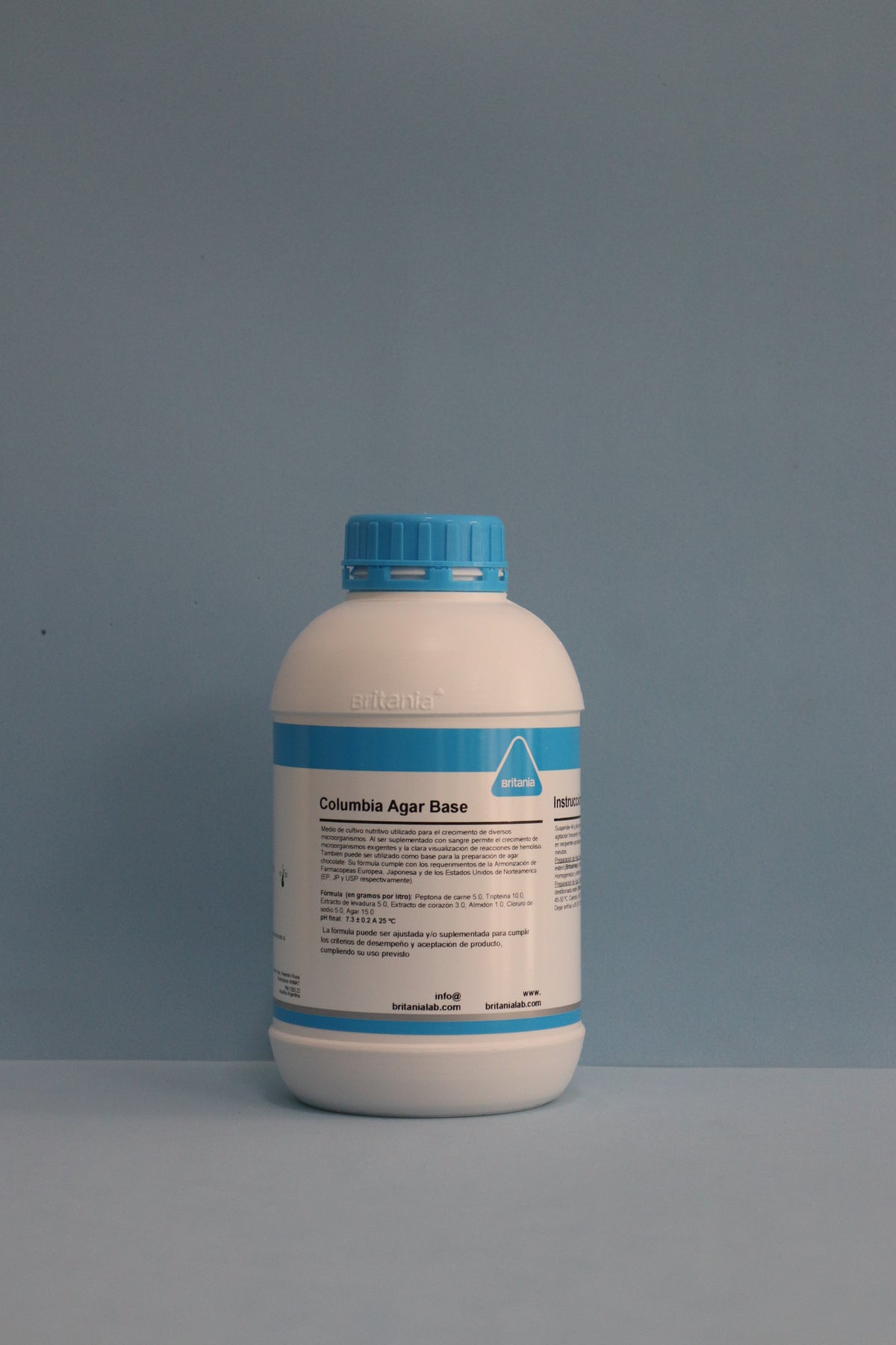 Columbia Agar Base X 500 g - B0211106 - Britania