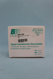 Aguja Hipodérmica 25/8 (21g X 1) Caja X 100 Unidades - Bremen