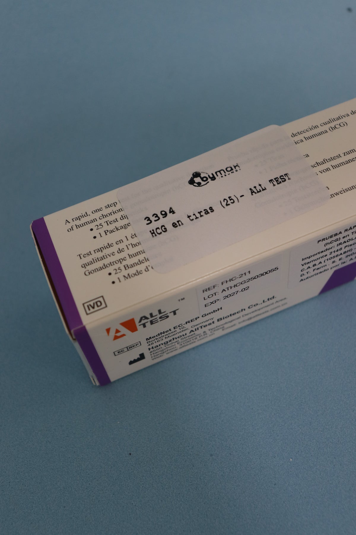 Hcg Strip Alltest - 8791 - Alltest