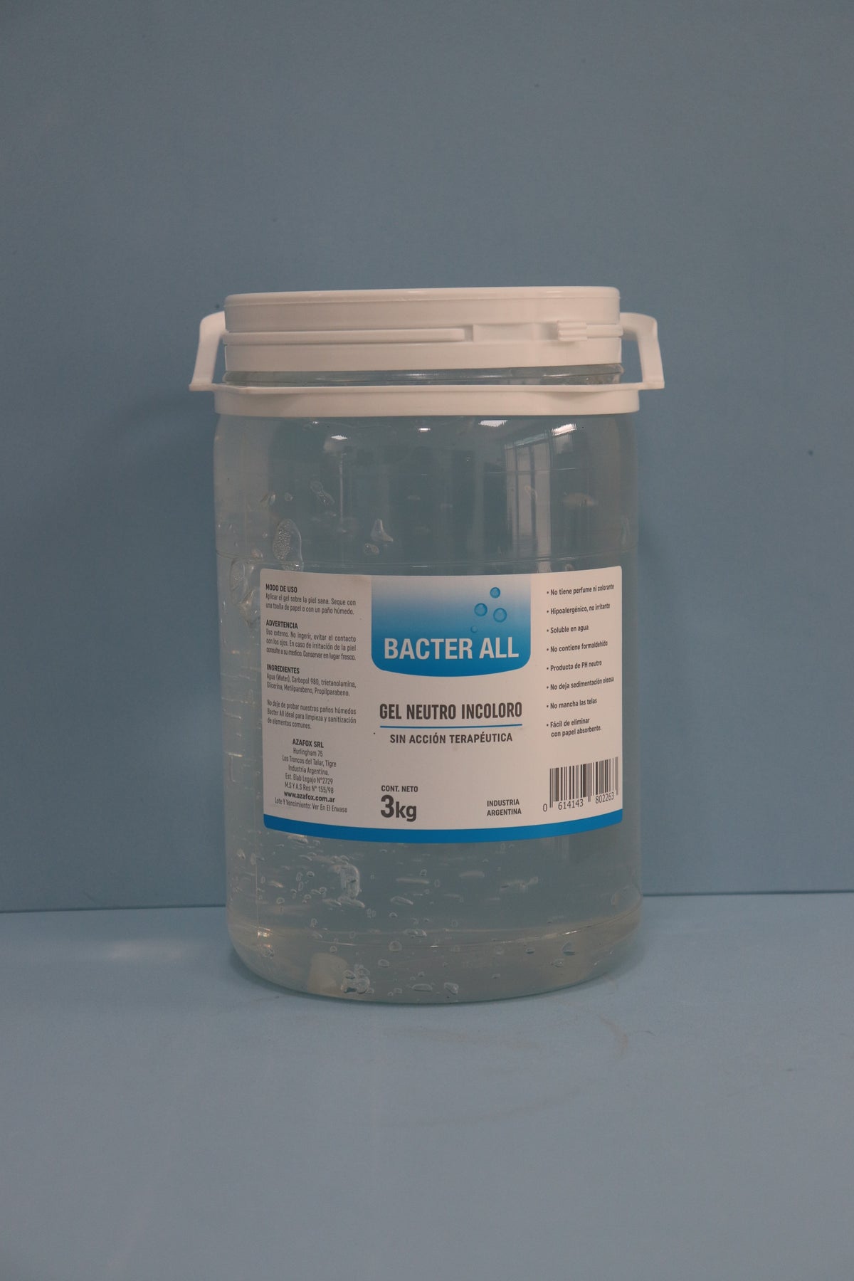 Gel Base X 3 Kg - Bacter All