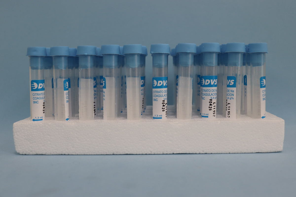 Tubo 12.75 C/Citrato 3.8% 1.3 ml X 50 Unidades - 1412751.3 - DVS