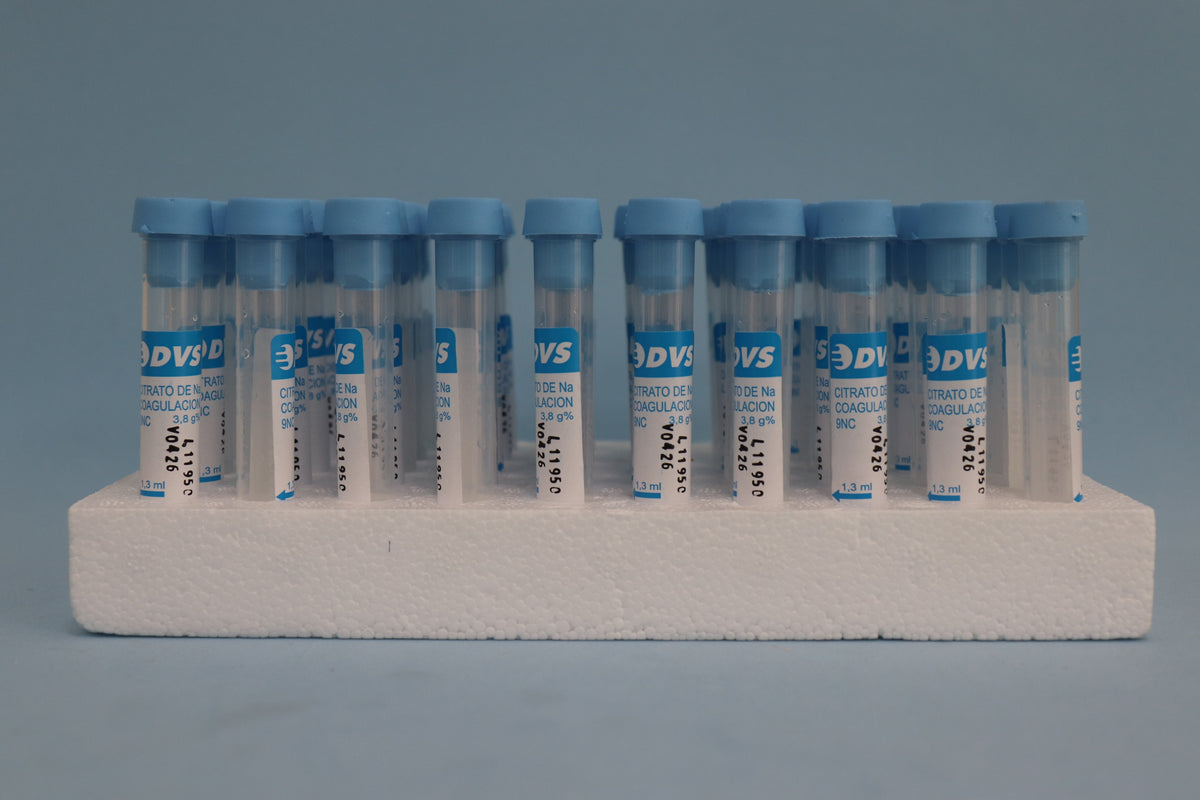 Tubo 12.75 C/Citrato 3.8% 1.3 ml X 50 Unidades - 1412751.3 - DVS