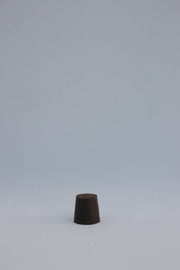 Tapón De Goma Negro N°14 (Inf.25mm,Sup.30mm,Alt30mm)