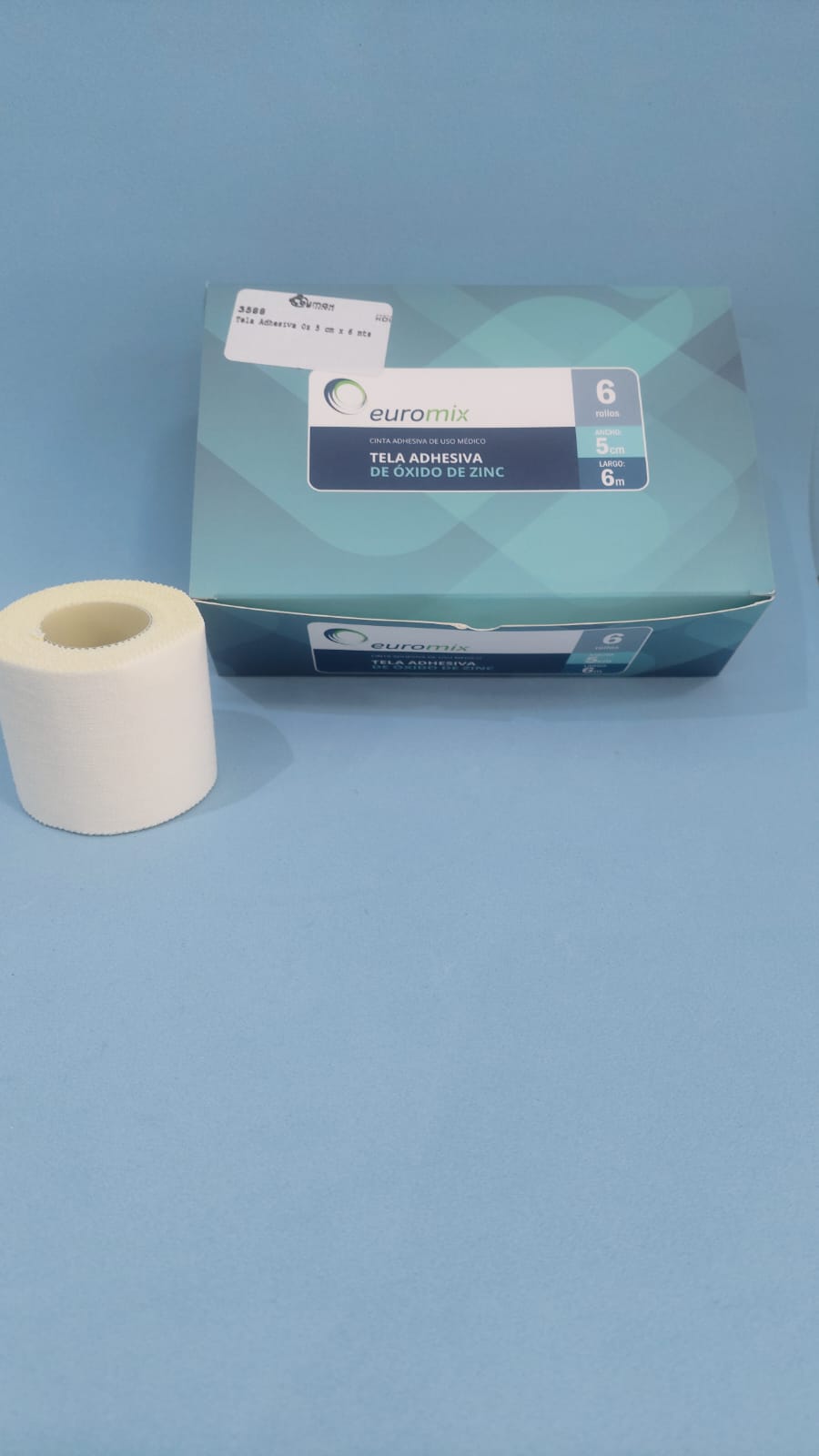 Tela Adhesiva Oz 5 cm X 6 m - Venta X Unidad - Euromix