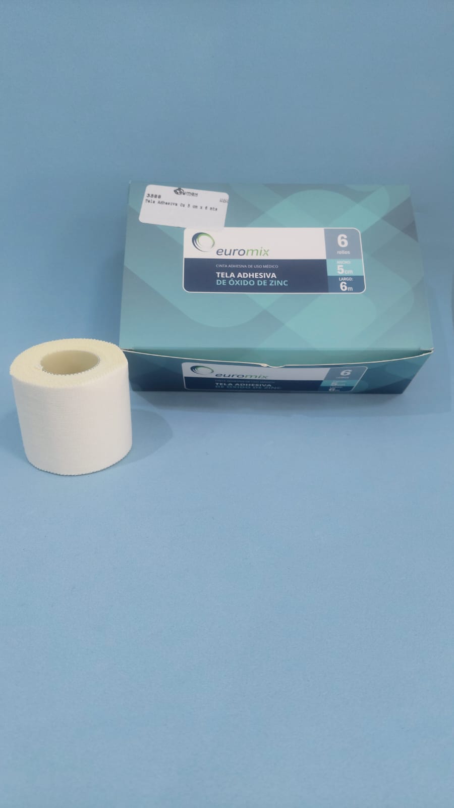 Tela Adhesiva Oz 5 cm X 6 m - Venta X Unidad - Euromix